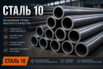 Сталь 10: характеристики, застосування та безшовні труби з якісної сталі